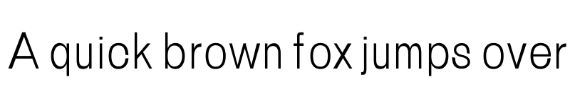 Preview of Fonzy Light font