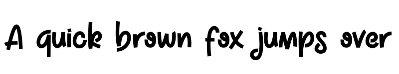 Preview of Foodpacker Regular font