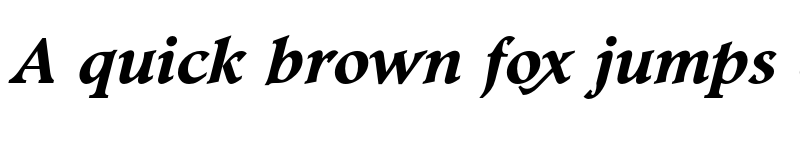 Preview of Footlight MT Pro Bold Italic font