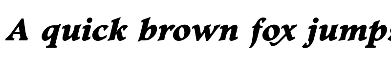 Preview of Footlight MT Pro ExtraBold Italic font