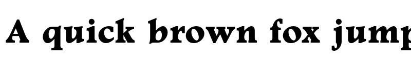 Preview of Footlight MT Pro ExtraBold font