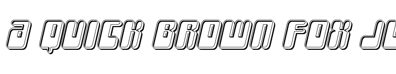 Preview of Force Majeure Engraved Italic Italic font