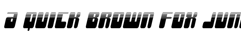 Preview of Force Majeure Halftone Italic Italic font