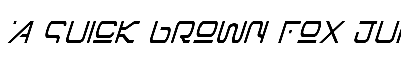 Preview of Foreign Alien Condensed Italic Condensed Italic font