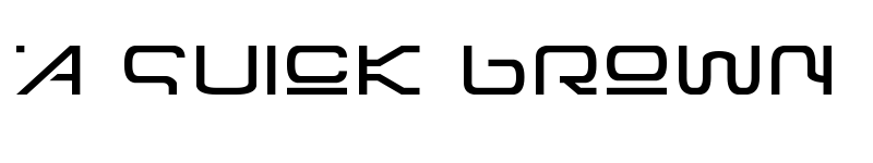 Preview of Foreign Alien Expanded Expanded font