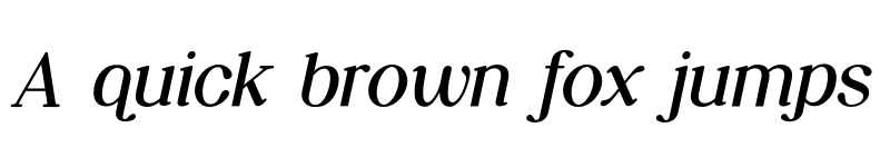 Preview of Forestyland Medium Italic font