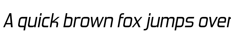 Preview of Forgotten Futurist Italic font