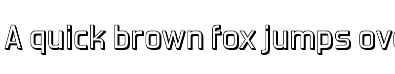 Preview of Forgotten Futurist Shadow font