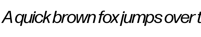 Preview of Forma DJR Banner Italic font