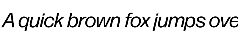 Preview of Forma DJR Deck Italic font