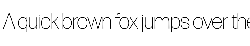 Preview of Forma DJR Display Extra Light font