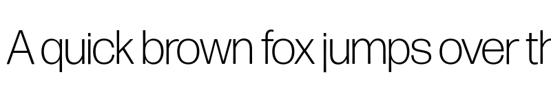 Preview of Forma DJR Display Light font