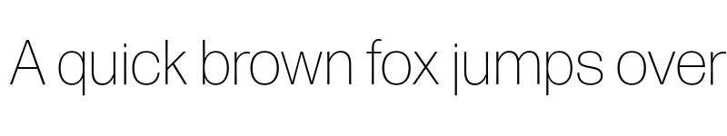 Preview of Forma DJR Text Extra Light font