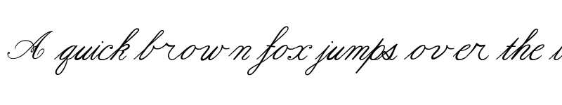 Preview of Formal Script Medium font