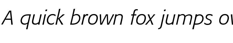 Preview of Formata-Light LightItalic font