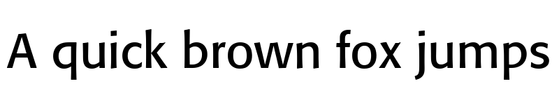 Preview of Formata Regular font