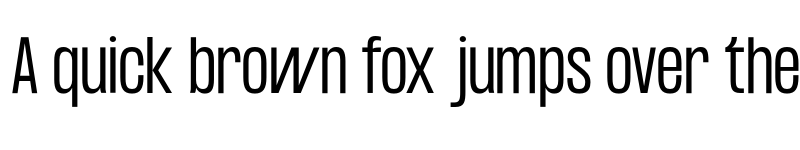 Preview of Formula Condensed Light font