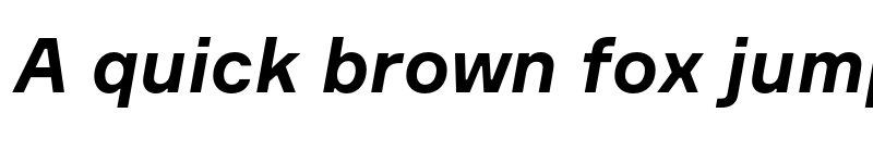 Preview of Formular Bold Italic font