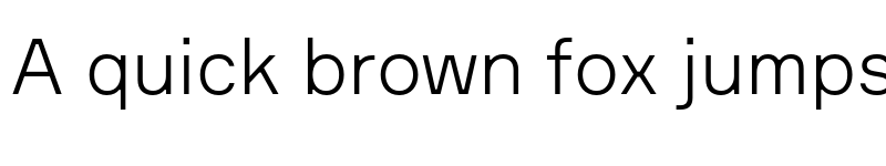 Preview of Formular Light font