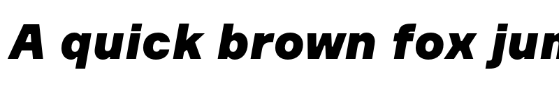 Preview of Formular Ultra Italic font