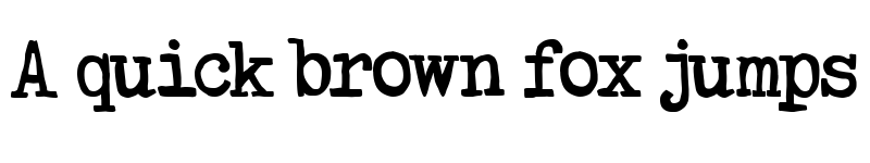 Preview of Formulario 1312 Regular font