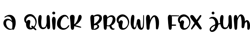 Preview of FORSTY CANDY Regular font