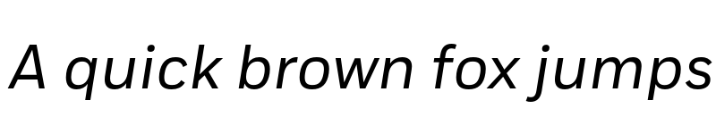 Preview of Fort Book Italic font