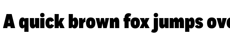 Preview of Fort Cond Black font