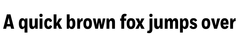 Preview of Fort Cond Bold font