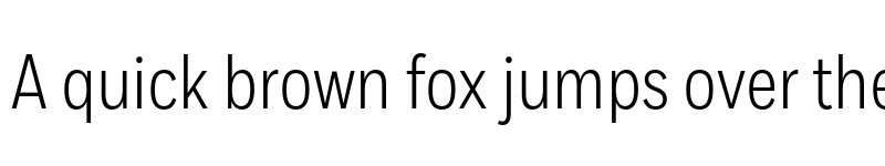 Preview of Fort Cond Light font