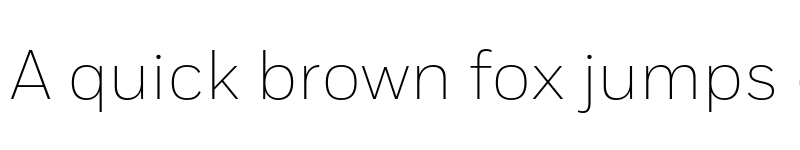 Preview of Fort Extralight font