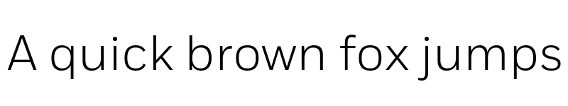 Preview of Fort Light font