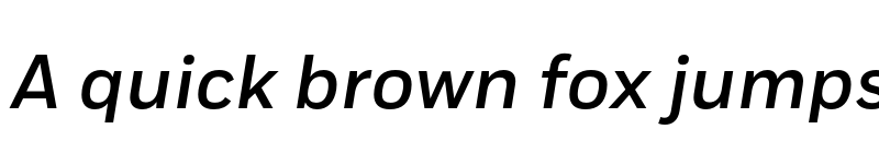 Preview of Fort Medium Italic font