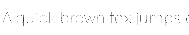 Preview of Fort Thin font