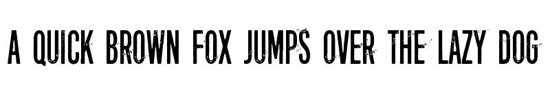 Preview of Forty-six Regular font