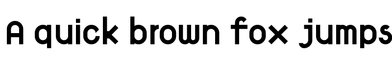 Preview of Fortyfive Bold font