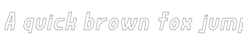 Preview of Fortzilla Light Italic font