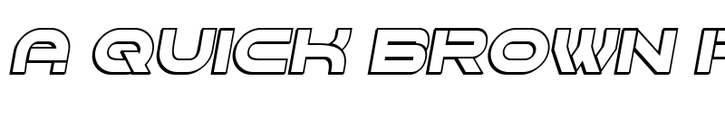 Preview of Forvertz 3D Italic font