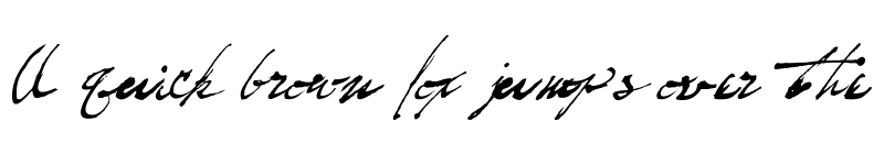 Preview of Fountain Pen Frenzy Regular font