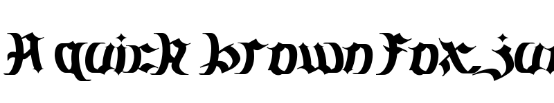 Preview of Fourient Regular font