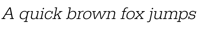 Preview of FP Typewriter DEMO Light Italic font