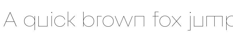 Preview of FractulAlt-Hairline Regular font