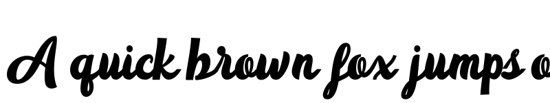 Preview of Fraga Script Regular font