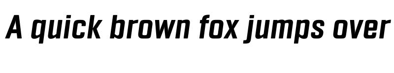 Preview of Fragua Bold Italic font