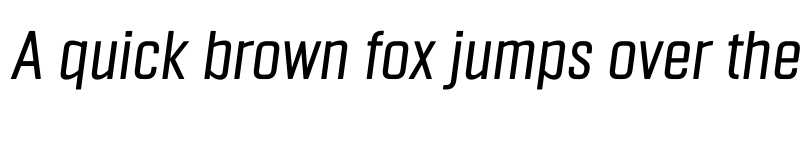 Preview of Fragua Light Italic font