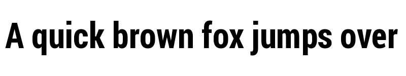 Preview of Franco Bold font