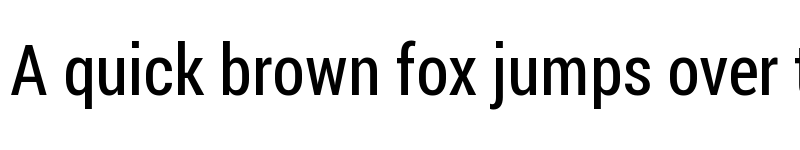 Preview of Franco Regular font