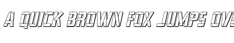 Preview of Frank-n-Plank 3D Italic Italic font