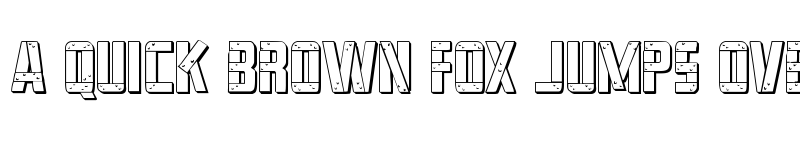 Preview of Frank-n-Plank 3D Regular font