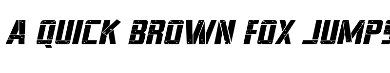 Preview of Frank-n-Plank Expanded Italic Expanded Italic font